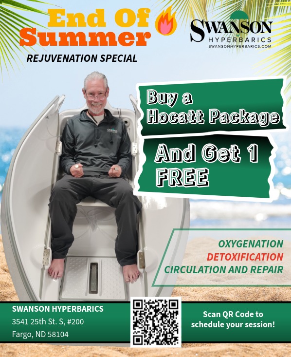 Summer Rejuvenation Special Offer from Swanson Hyperbarics.